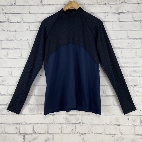 Nike Tops - Nike Shirt Women's Size XL Long Sleeve Pullover Pro Warm Mock Neck Sparkle Run